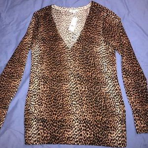 Never Worn Leopard Print Sweater